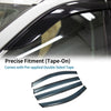 Toyota Sienna Side Window Vent Visor Black Window Deflectors (2021–2024)