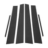 Lexus ES (2007-2012) Carbon Fiber Black 6 Pcs Door Pillar Window Trim