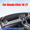 Honda Civic RHD Leather Dashboard Cover Pad Mat (2016–2021)