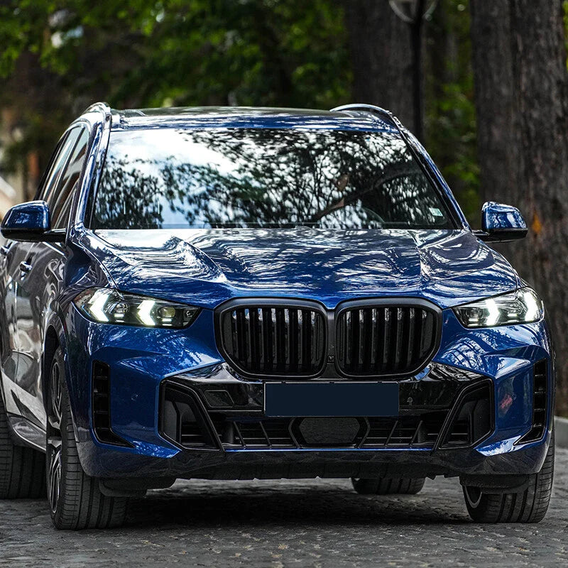 BMW G05 LCI X5 Matte Black Front Kidney Grille Cover (2023-2024)