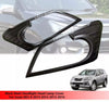 Isuzu MU-X MUX Black Cover Headlight Trim (2013-2016)