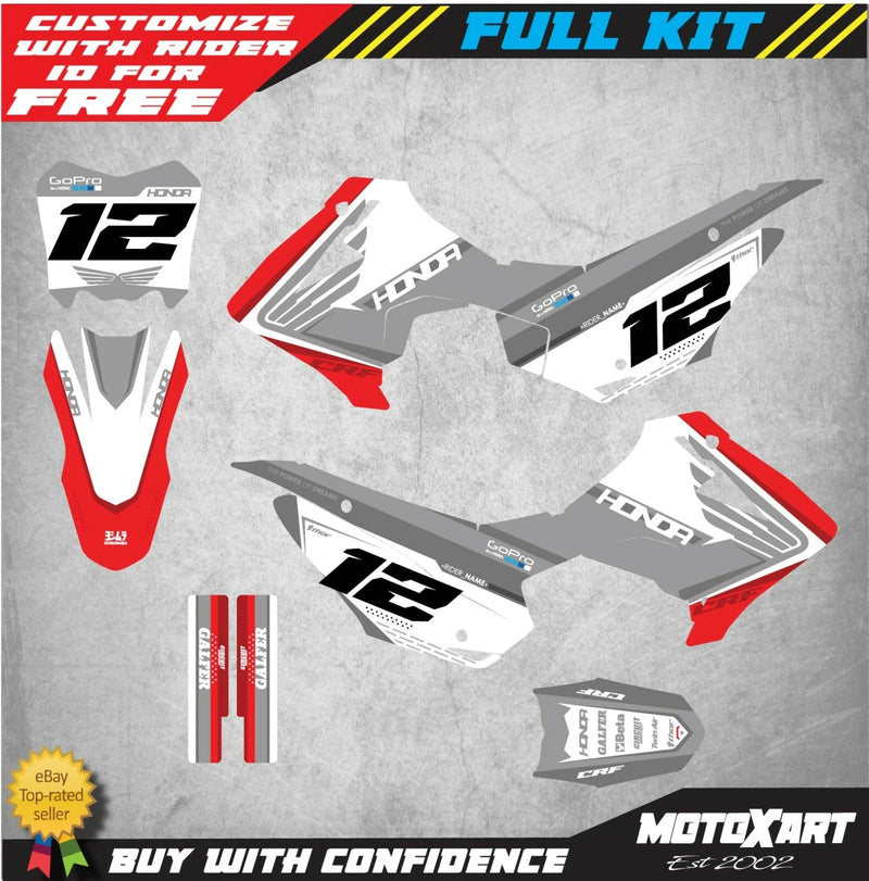 Honda CRF 110 CARGO STYLE Stickers Full Kit (2013-2018)