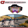 Motorcycle Riding Goggles Blue Purple Lens Colorful Frame PC TPU
