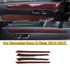Mercedes-Benz E-Class 4PCS Wood Grain Inner Door Panel Trim (2014–2015)