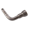 Car 90 Degree 7.89mm Stainless Steel Fuel Line Hose Pipe Connector
