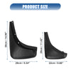 Jeep Renegade (2015-2020) Black Mudguards Fender Kit