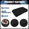 Hyundai Santa Fe (2019-2020) Neoprene Black Armrest Protector Cover Pad