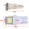 Auto Interior Decoration 50pcs T5/T10 1-5050-SMD LED Car Lights Bulbs