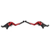 Suzuki GSXR600 GSXR750 CNC Red Extendable Brake Clutch Levers (2004-2005)