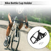 Motorcycle Water Bottle Cup Drink Holder Black Plastic Universal