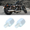 Motorcycle 2 x 10mm to 8mm Reverse Rearview Mirror Adapter Bolt Screw