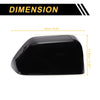 Ford F-250 F-350 F-450 F-550 Right Side Mirror Cover Cap Gloss Black (2017-2023)