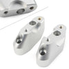 BMW R1200RS CNC Handlebar Mounts Clamps Risers Chrome (2015-2018)