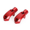 Honda E 2 x Clamp Block Mounting Brake Master Cylinder Red M10