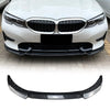 BMW 3 Series G20 G21 320i (2019-2022) Carbon Black Front Bumper Lip Spoiler