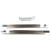 Harley Softail Twin Cam Chrome Down Tube Frame Covers (2000-2006)