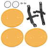 Honda Z50R 1979-1987 Yellow Number Plate Kit