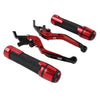 Speed Twin Red Extendable Brake Clutch Levers Grip Set (2019-2023)