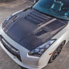 Nissan GTR 2009-2013 Real Carbon Fiber Hood Vent Bonnet Engine Cover