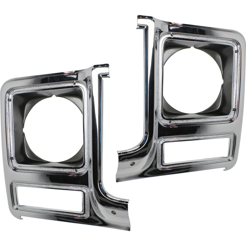 Headlight Door Set For 79-80 Chevy C10 Full-Size Pickup