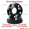 Honda Civic / Accord 25mm 12x1.5 5x114.3 Hub Centric Wheel Spacers (2006-2023)