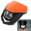 Supermoto & Dirt Bikes - Orange Universal Headlight Lamp (No Year)