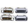 Toyota Land Cruiser J80 4pc Outer Door Handle Chrome (1990-1997)