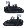 Honda Accord 1998-2003 Black Front Rear LH RH Door Handle Outer Set of 4