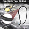 Ford C-Max 2007-2010 Focus C-Max - Black 1 x Piece Radiator Hose