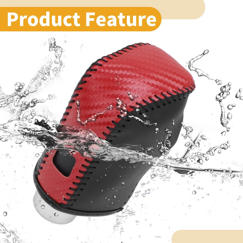 Nissan Altima Red Carbon Fiber Gear Shift Knob Cover (2019-2024)