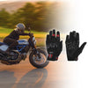 Motorcycle Spring Summer Breathable Touch XL Red TPU 1 Pair Gloves
