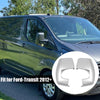 Ford Transit Custom (2012-2023) 2 x Silver Rear View Mirror Cover Cap