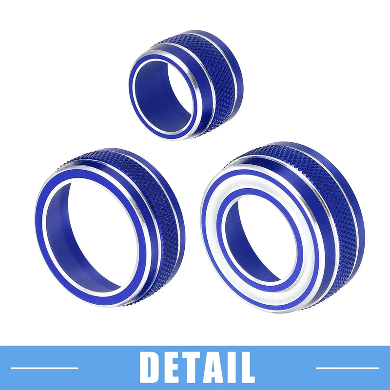 Chevy Camaro Blue AC Vent Ring Covet Trim (2017-2021)
