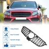 Mercedes-Benz GLE 2015-2019 Chrome Silver Tone Front Upper Bumper Grille