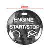 Ford Mustang Carbon Fiber Black Engine Start Stop Button Cover Trim (2015-2022)