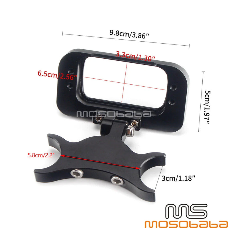 Harley Softail Street Bob Breakout Handlebar Riser Gauge Mount (2018-2023)