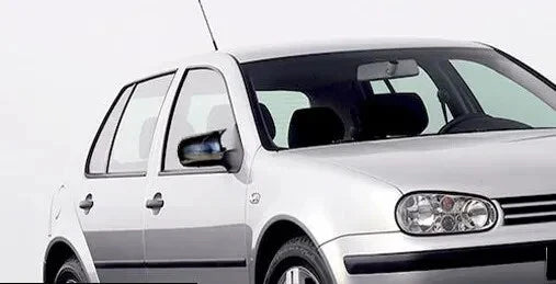 VW Golf MK4 Side View Mirror Covers Gloss Black 2 Piece (1997-2003)