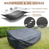 Patio Coffee Table & Chair Set Waterproof Outdoor Furniture Cover