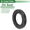 Oil Seal 38x62x8mm Seal Ring NBR Rubber Black 5 Pcs