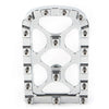 Harley Electra Glide, Softail CNC Chrome MX Style Large Brake Pedal Pad Cover