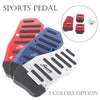 Car Manual - Red Aluminum Anti-Slip Foot Pegs (Sport Pedals)