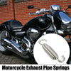 Motorcycle 4 Pcs 55mm 2.17" Motorcycle Muffler Exhaust Pipe Spring