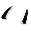 Mercedes Benz C205 2 x Black  Rear Bumper Flap Spoilers (2015-2020)