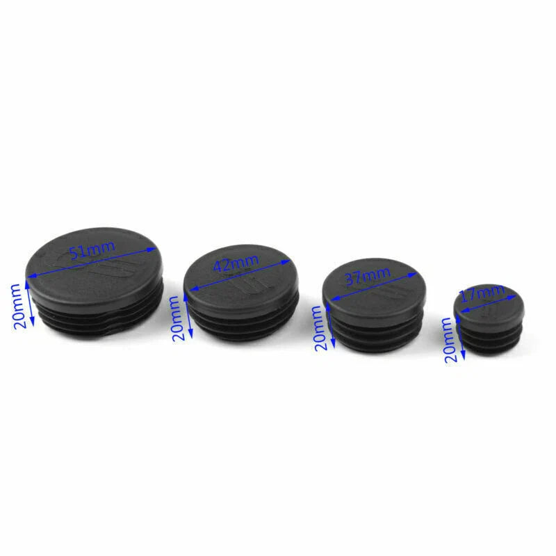 BMW R1200GS LC Adventure 13pcs Black Frame Cap Set (2013-2016)
