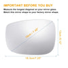 Mazda CX-5, CX-9 Heated Left Side Mirror Glass w/ Backing Plate (2013-2023)