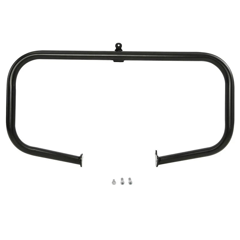 Harley Electra Glide Black Highway Engine Guard Crash Bar Footpeg (09-24)