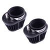 Universal Fit 55mm Carburetor Air Filter 2 x Racing Filters with Clamp