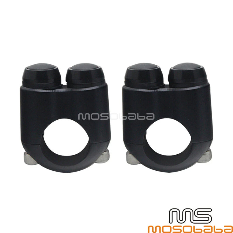 Cafe Racer Motorcycles - Pair 7/8" Hand Control Momentary 2-Button Switch