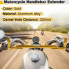 Motorcycle Bracket 320mm Center Hole Balance Handle Bar Extender
