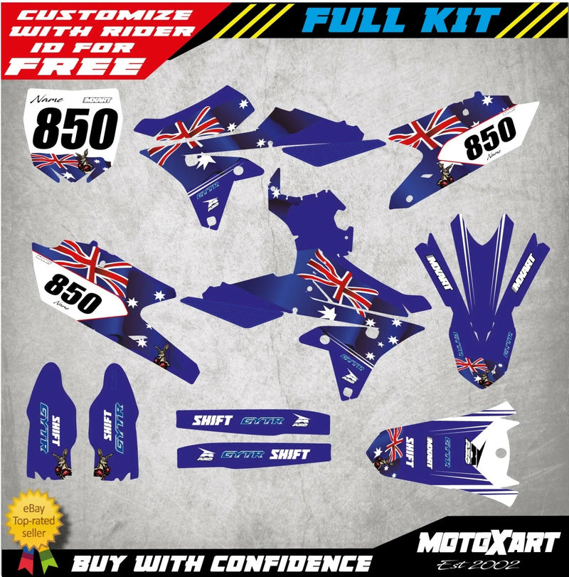 Yamaha YZF 250 Custom Decal Kit (2014-2018)